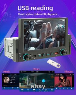 1 Din Bluetooth 5.1 Car Stereo Radio Player Audio Android CarPlay USB FM MP5 MP3