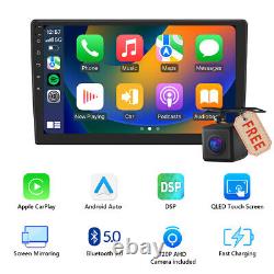 10.1 QLED Apple CarPlay Android Auto Single 1 DIN Car Radio Stereo Touch Screen