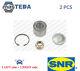 2x Snr Rear Wheel Bearing Kit Set R15570 P New Oe Replacement
