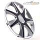 4 Hub Caps 16 Inch Wheel Trims Covers Run Iv Silber / Schwarz For Citroen Ford L