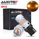 8pcs Auxito 7443 7440 Amber Led Front Turn Signal Light Bulbs Canbus Error Free