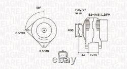 Alternator Fits Fits For Master II Bus 2.5 DCI 120/2.5 DCI 100 /2.5 Dci. Fits