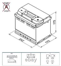 Battery fits RENAULT TWINGO KANGOO SCENIC R30 MASTER TRAFIC Varta 075