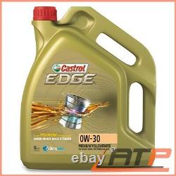Bosch Oil Filter + 8l Castrol Edge 0w-30 For Renault Trafic Mk 2 06- Vel-satis