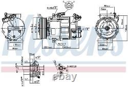 COMPRESSOR AIR CONDITIONING FOR RENAULT LATITUDE MASTER/III/Bus/Van TRAFIC 2.0L