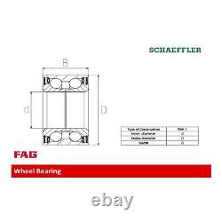FAG Wheel Bearing Kit 713 6441 80 FOR Trafic Arena 30 20 Genuine Top German Qual
