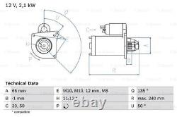 Fits Trafic Megane Scenic Laguna Vivaro Vitara Primastar Ruva Starter Motor #1