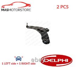 Lh Rh Track Control Arm Pair Front Lower Delphi Tc1467 2pcs G New Oe Replacement