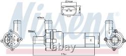 Nissens Engine Cooling Water Pump 831053 P For Renault Master Ii, Trafic II