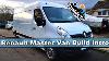 Renault Master Camper Van Build Introduction