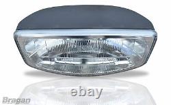Roof Bar + Jumbos + LEDs To Fit Renault Trafic 2002 2014 Van Front Stainless